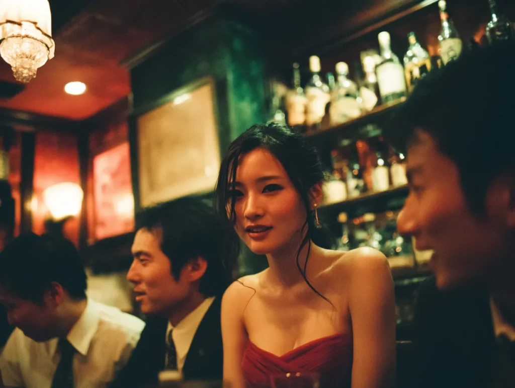 東京のスナック紅（BENI）本店のお客様の風景。